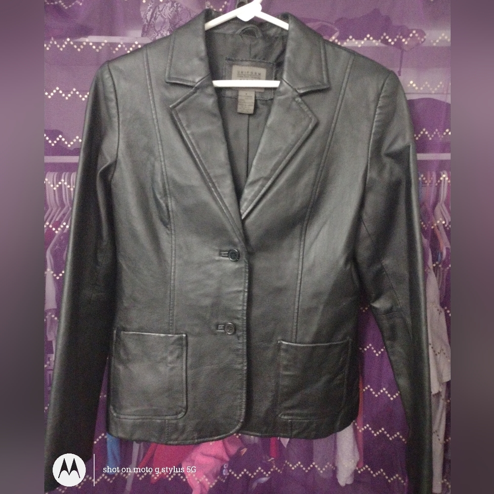 Ladies John Paul Richard Uniform petite leather
